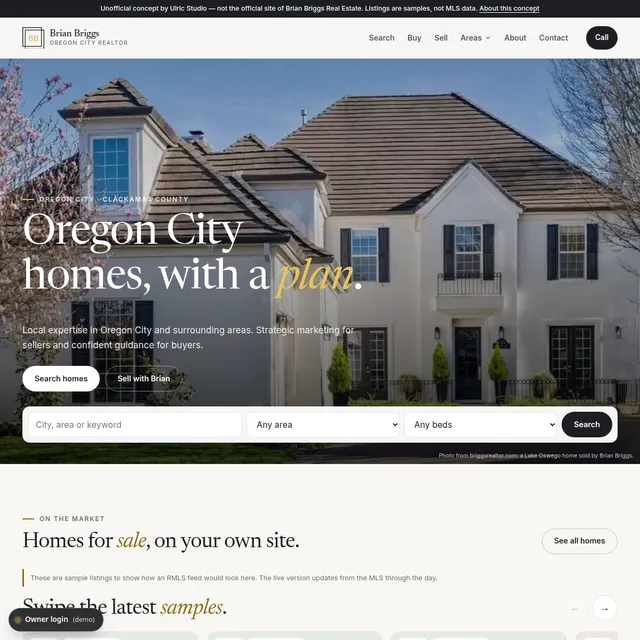 Brian Briggs Real Estate demo
