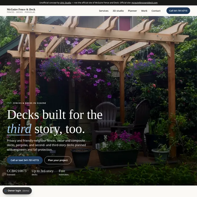 McGuire Fence and Deck demo