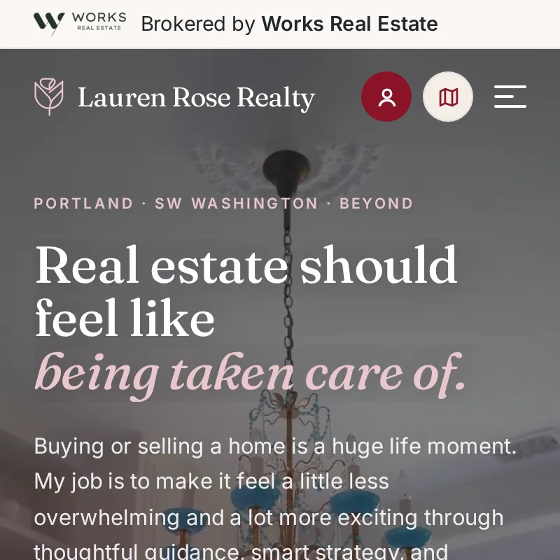 Lauren Rose Realty: Built for phones