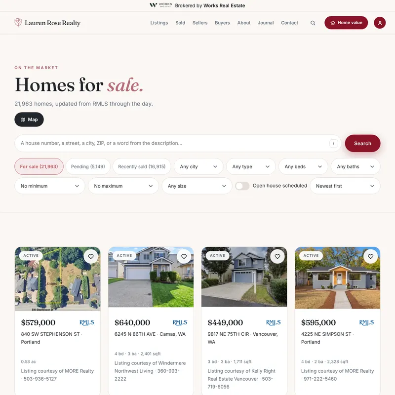 Lauren Rose Realty: IDX home search