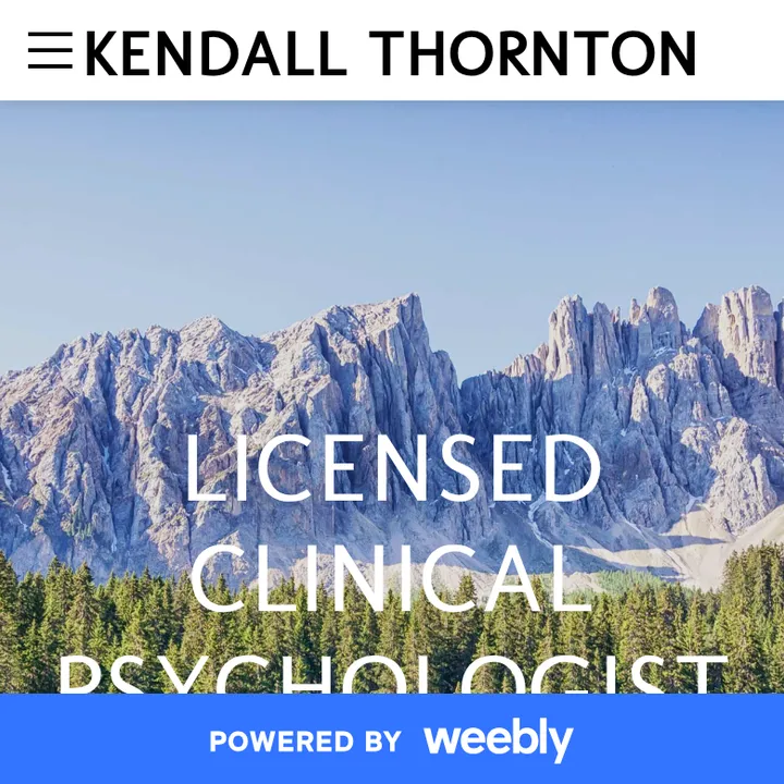 Top of kendallthornton.weebly.com on a phone, Oct 18, 2026