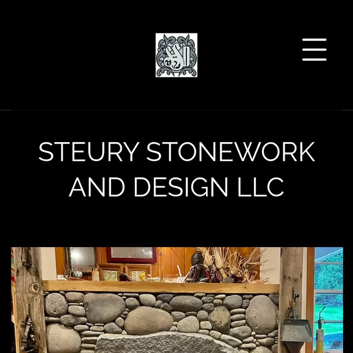 Top of steurystonework.com on a phone, Oct 18, 2026